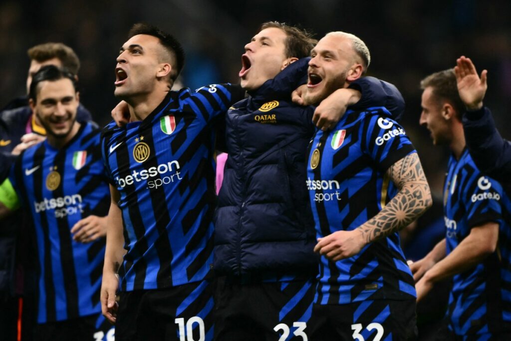 Inter de Milán clasificó a semifinales de Champions League /  AFP