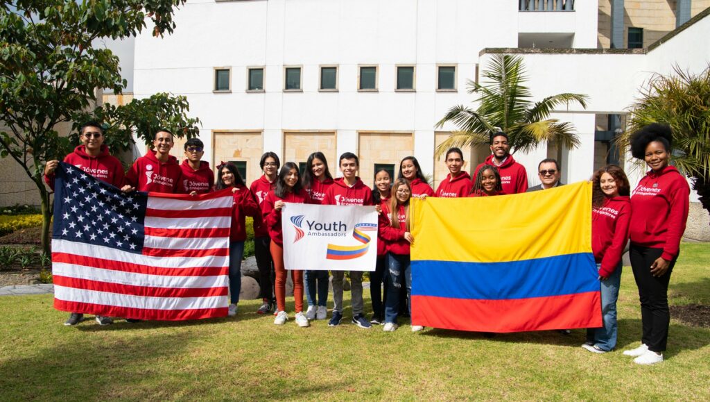 Programa Jóvenes Embajadores de la Embajada de EE. UU. / X: @USEmbassyBogota