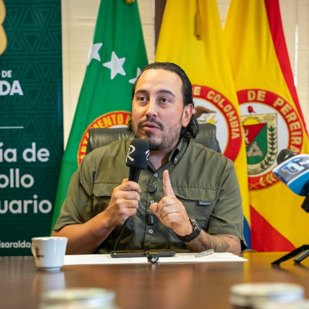 Juan Diego Patiño, gobernador de Risaralda / Gobernación de Risaralda.
