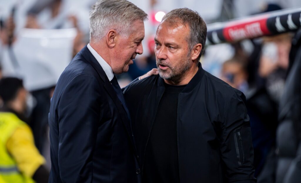 Carlo Ancelotti y Hansi Flick / Getty Images