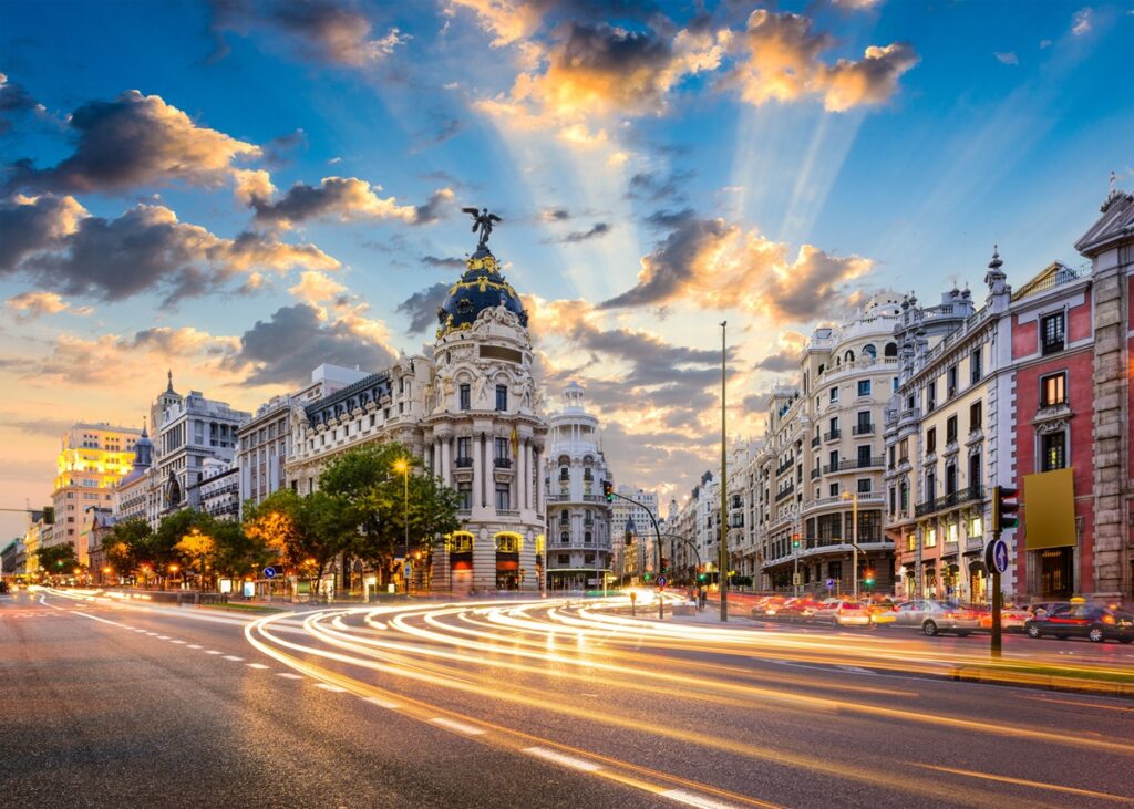 Gran Via, en Madrid / Getty Images