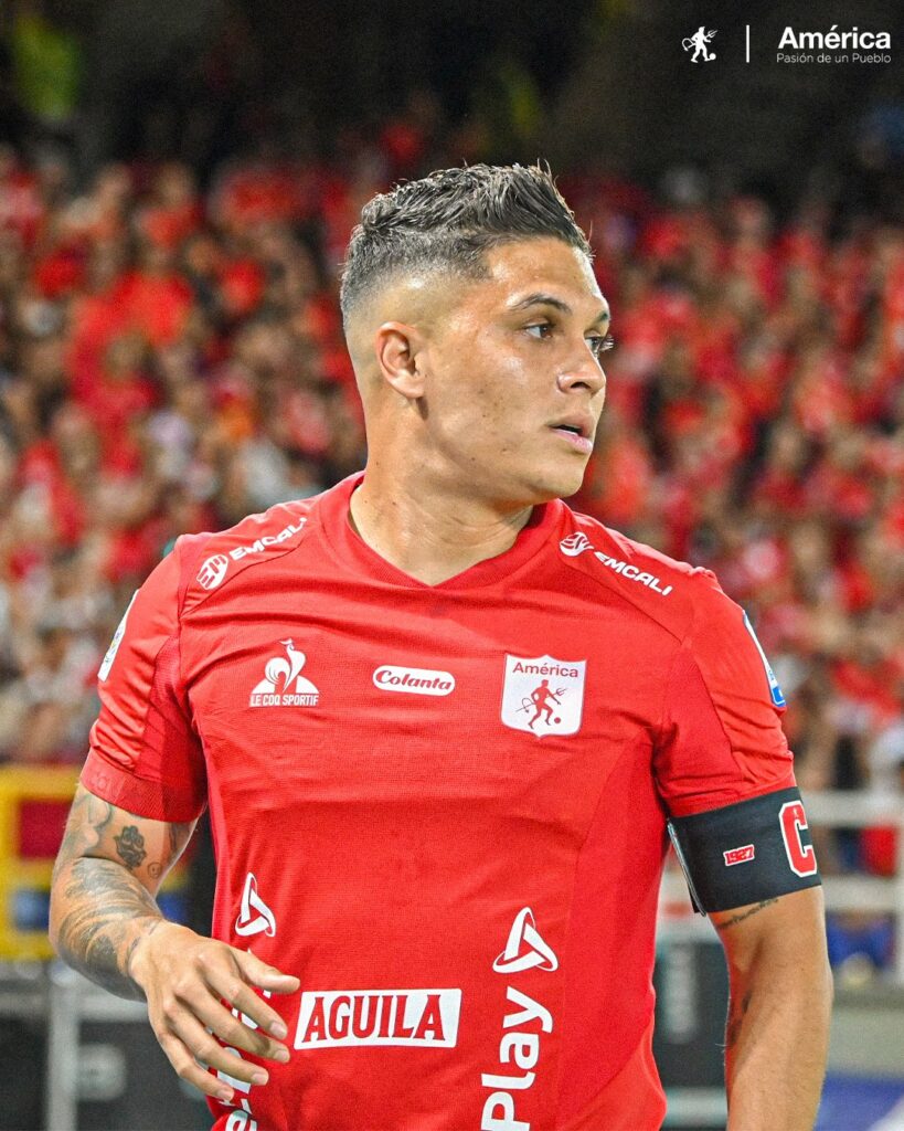 Juan Fernando Quintero, capitán América de Cali / X @AmericadeCali