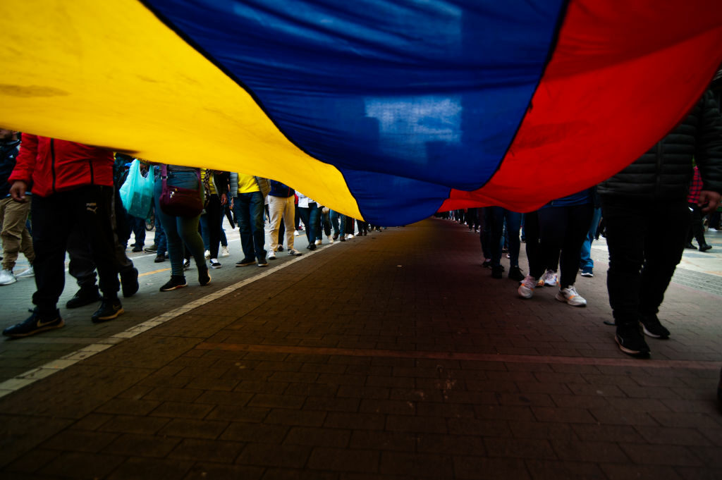 Marchas del Primero de Mayo de 2024 en Bogotá / Getty Images