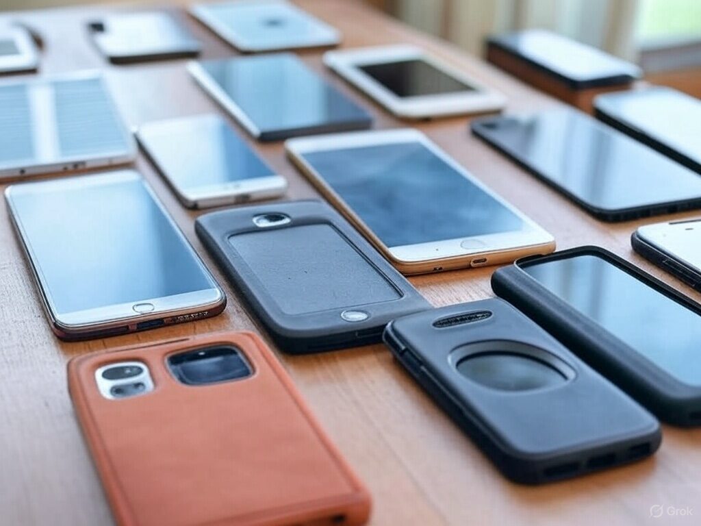 Fundas de celulares: Grok.