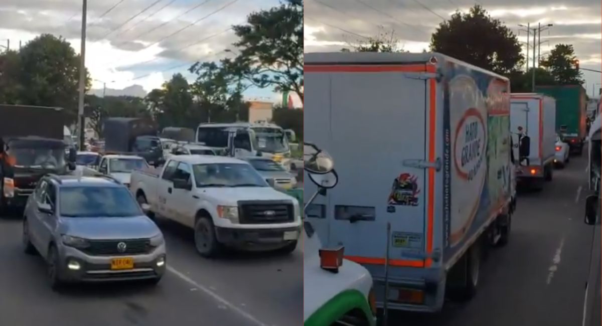 Trancón en calle 80 de Bogotá 30 de abril por concierto Monsters of Rock, que complicó movilidad y tiene a conductores sufriendo.