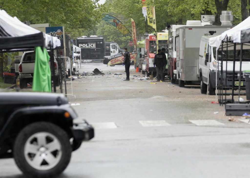 En esta calle de Vancouver, Canadá, 11 personas murieron atropelladas / AFP