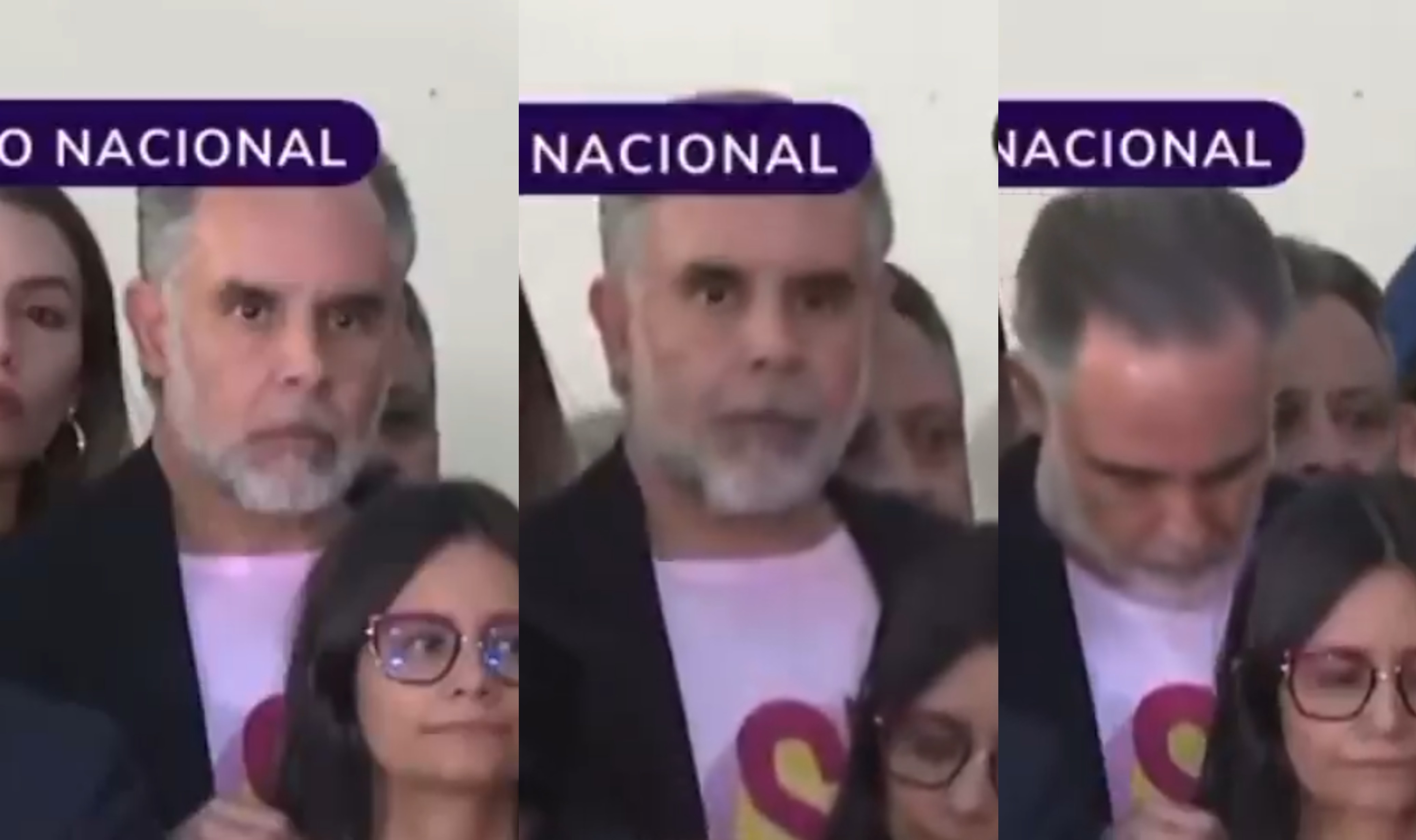 Video de Benedetti que asustó durante discurso de Petro en Plaza de Bolívar.