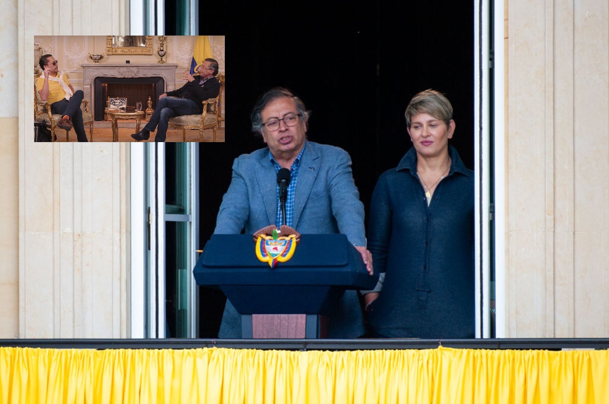 Gustavo Petro respondió a 'Juanpis González' si sigue con Verónica Alcocer