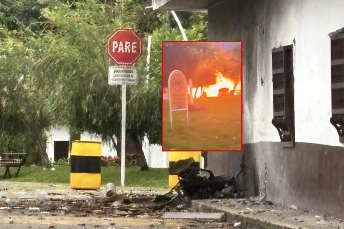 Cauca hoy: explota moto bomba en parque principal de Caloto y hay heridos