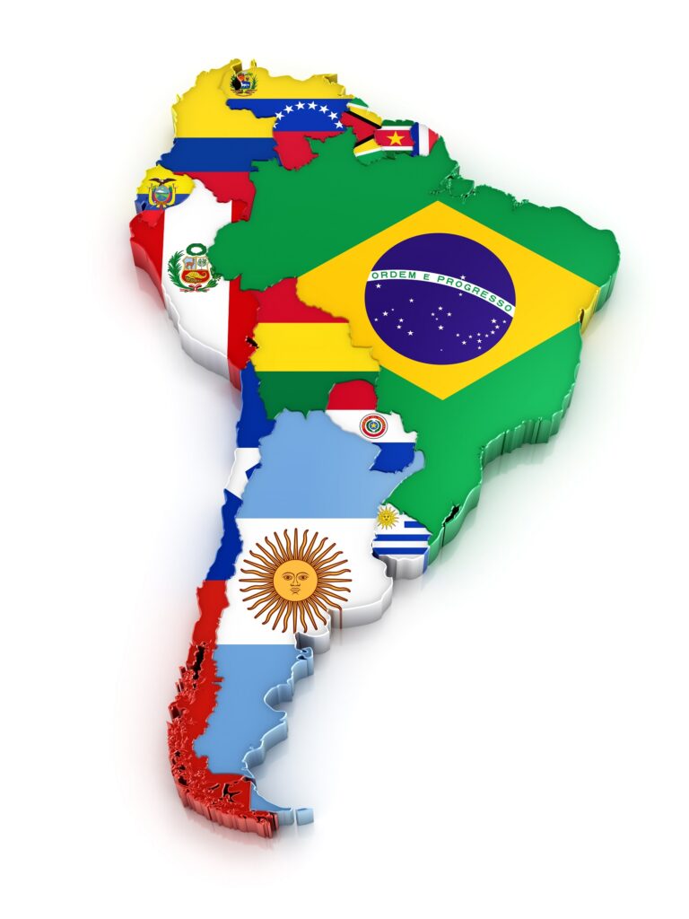 Mapa de Sudamérica / Getty Images