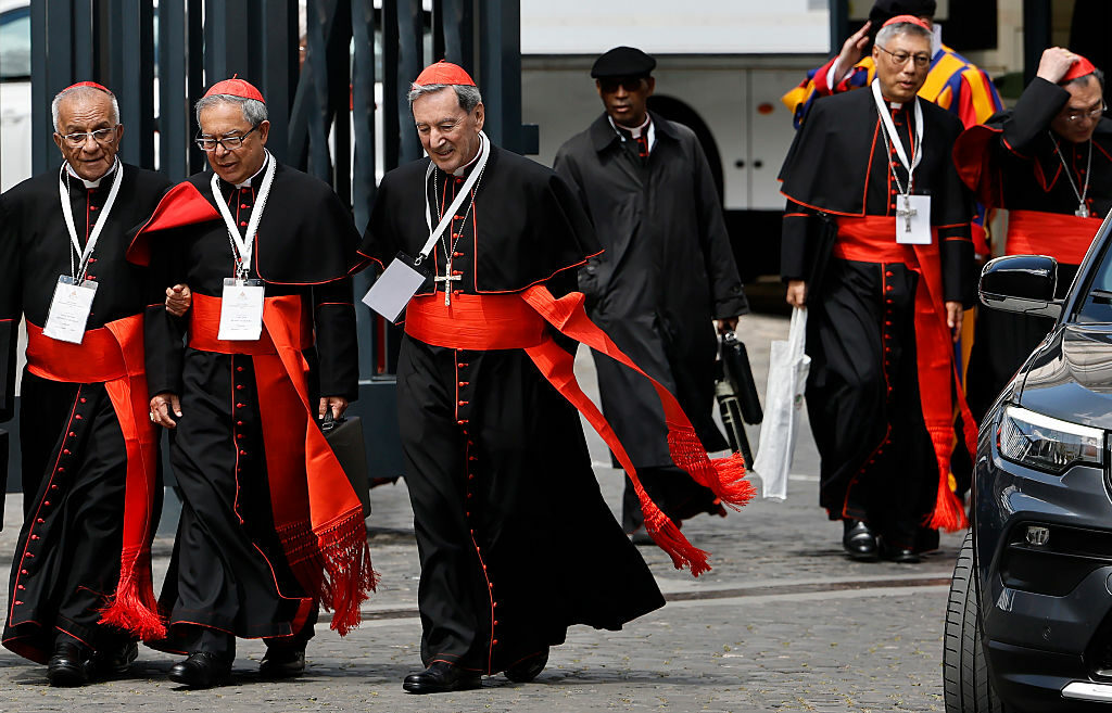 Cardenales colombianos Jorge Enrique Jiménez Carvajal, Luis José Rueda Aparicio y Rubén Salazar / Getty Images