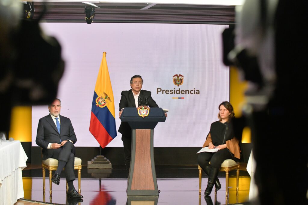 Gustavo Petro en alocución Presidencial