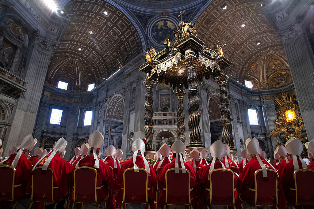 Cardenales en el Vaticano en vísperas del cónclave / Getty Images