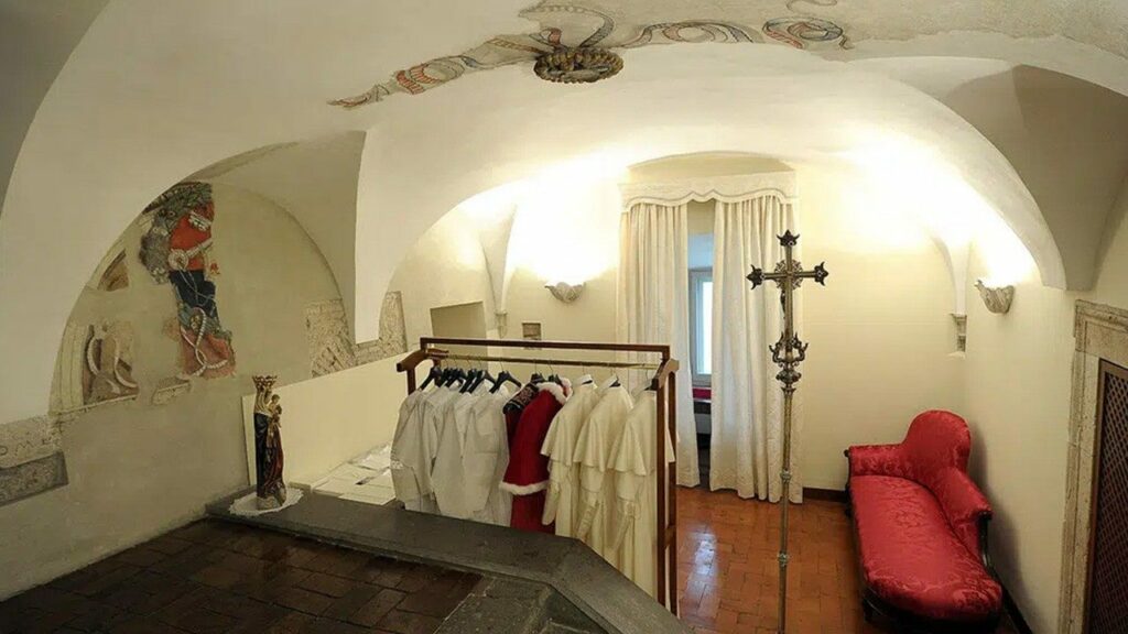 La "sala de las lágrimas" durante el cónclave del 2013 / Vatican News