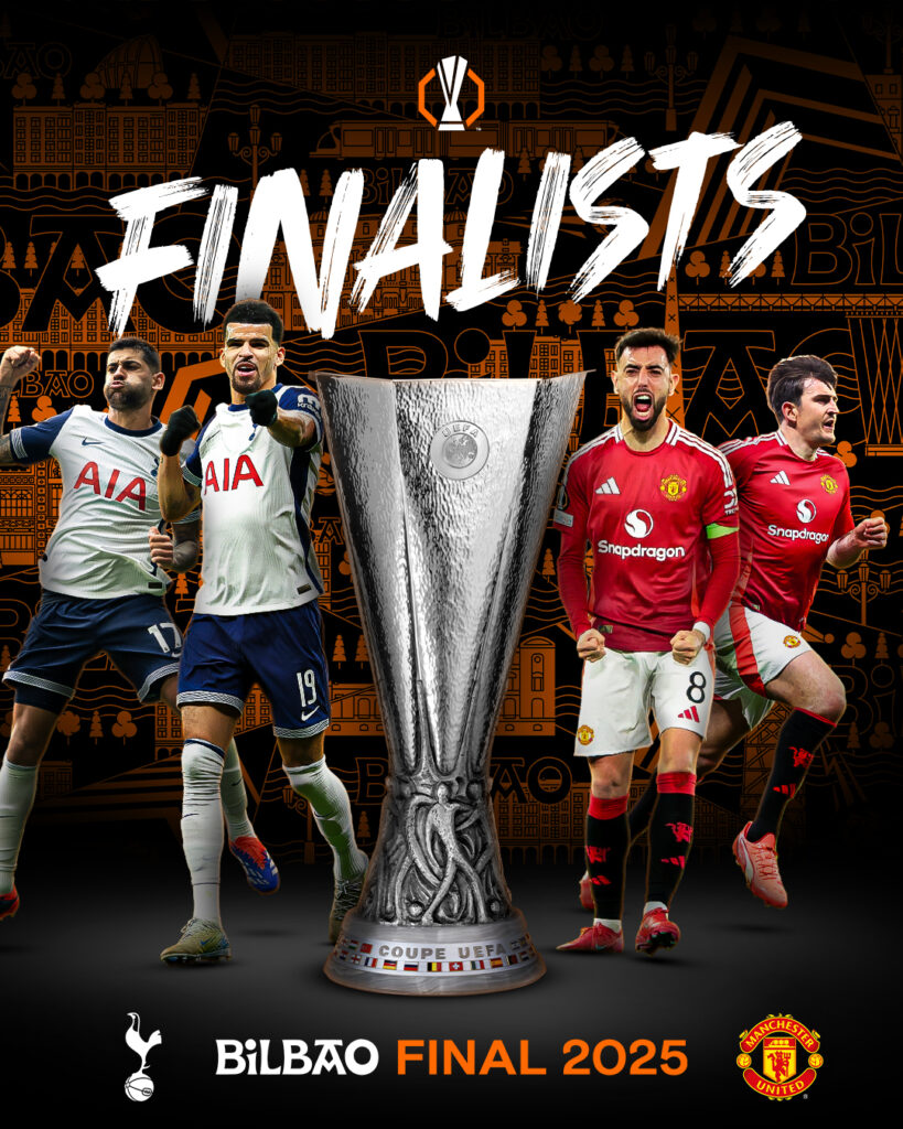 Tottenham vs Manchester United, final de Europa League / X: @EuropaLeague