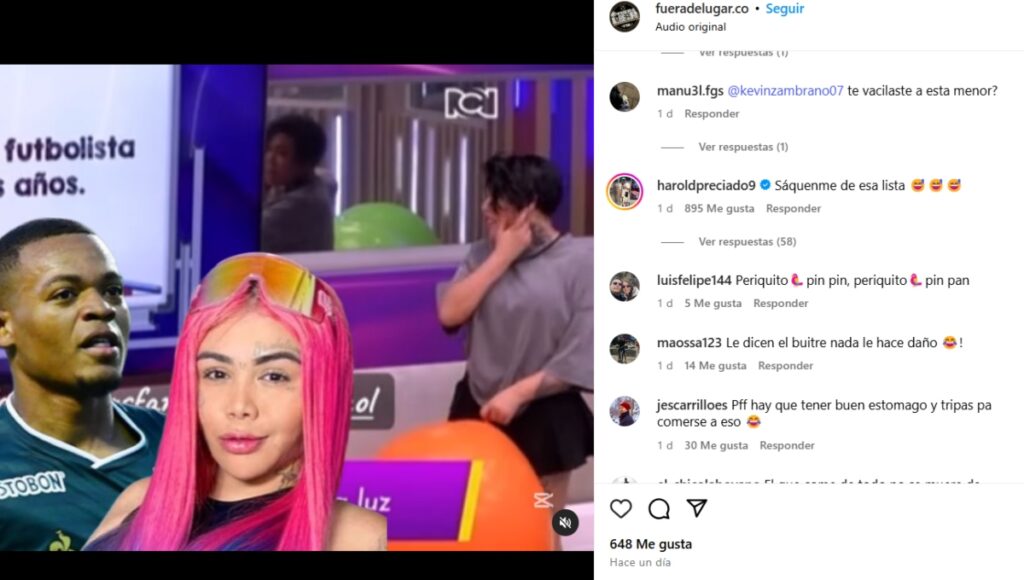 Harold Preciado reacciona a video de Yina Calderón / Instagram: X @fueradelugar.co