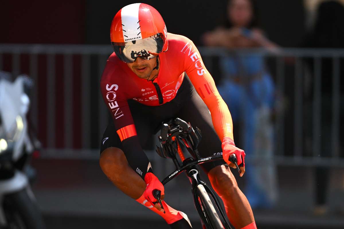 Foto de Brandon Rivera, en nota de Colombia en etapa 3 de Giro de Italia 2025 con Brandon Rivera, cuarto: qué pasó