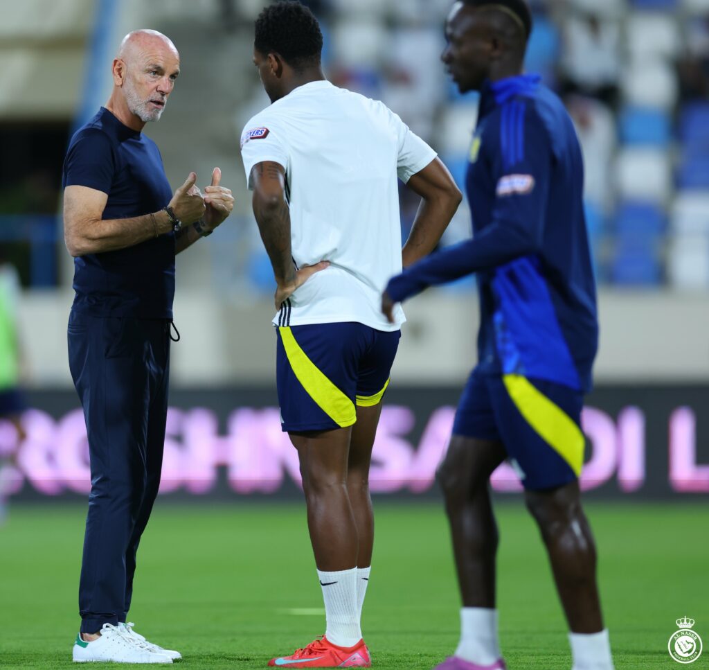 Jhon Jáder Durán y Stefano Pioli / Al Nassr