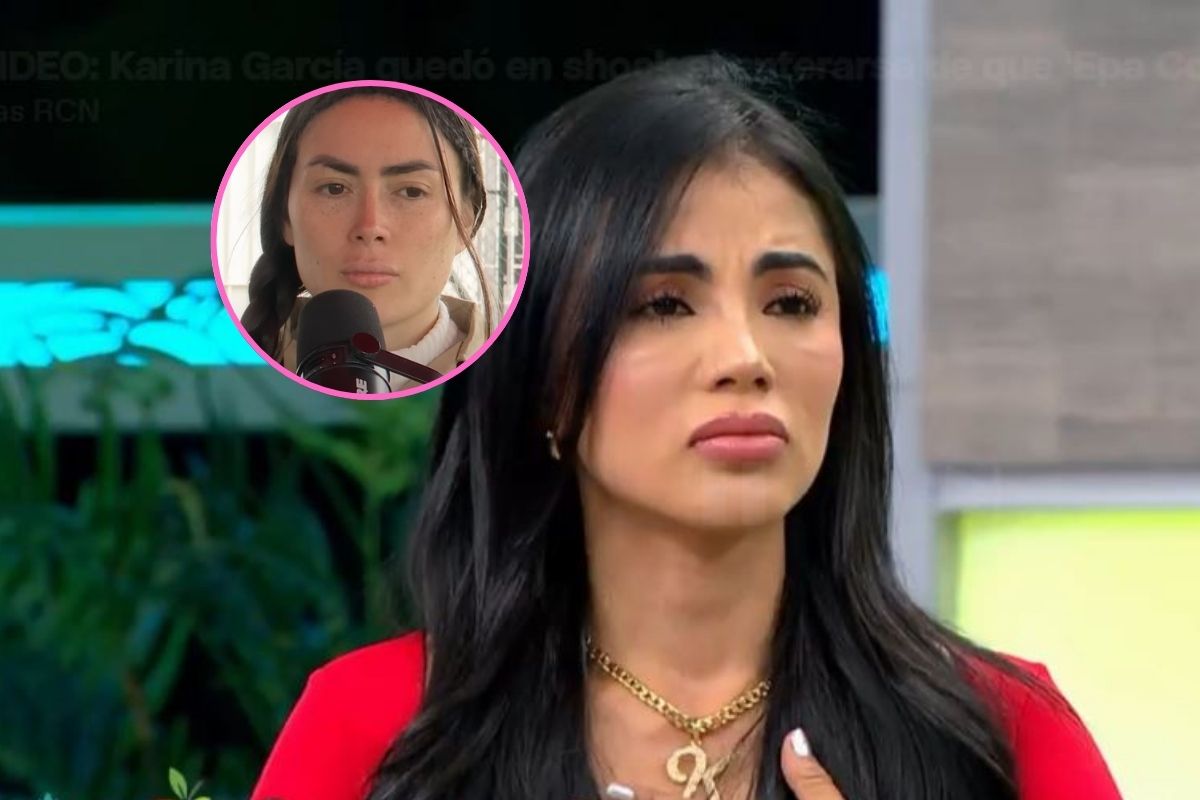 Momento en el que Karina García se entera que 'Epa Colombia' está en prisión