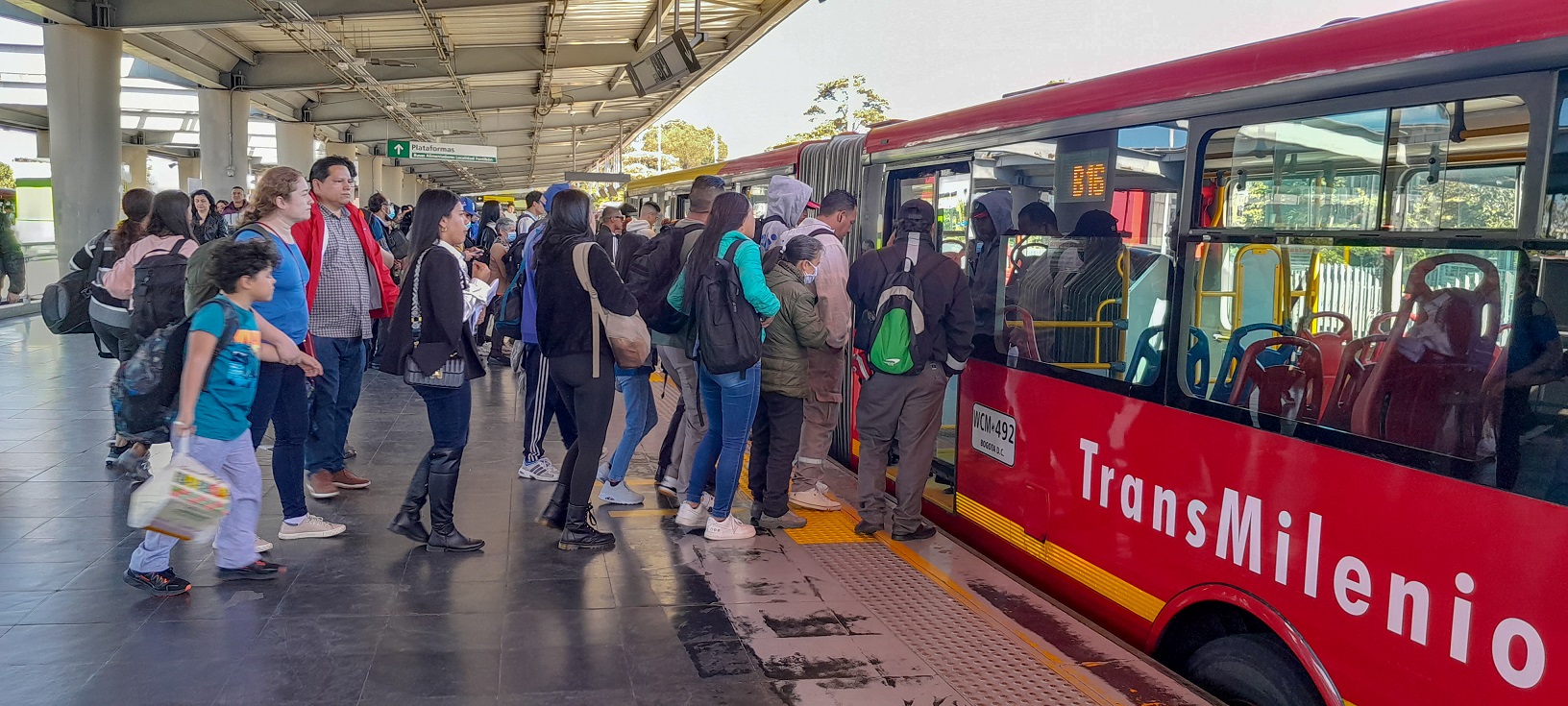 Trancones en Transmilenio