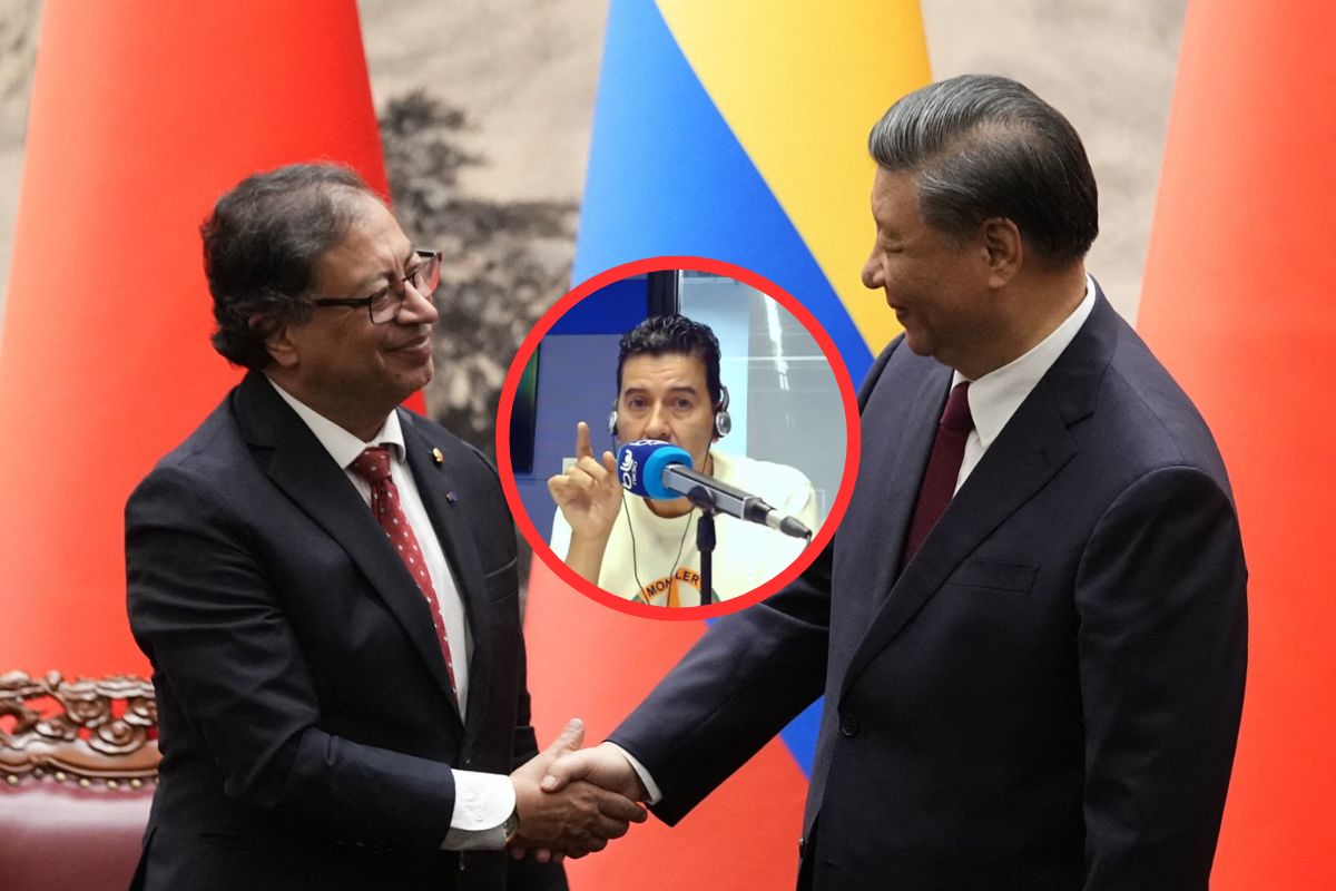 Néstor Morales alerta por represalias de EE. UU. a Colombia por plan que se tiene con China con la llamada ruta de seda. Trump lo mira de cerca. 