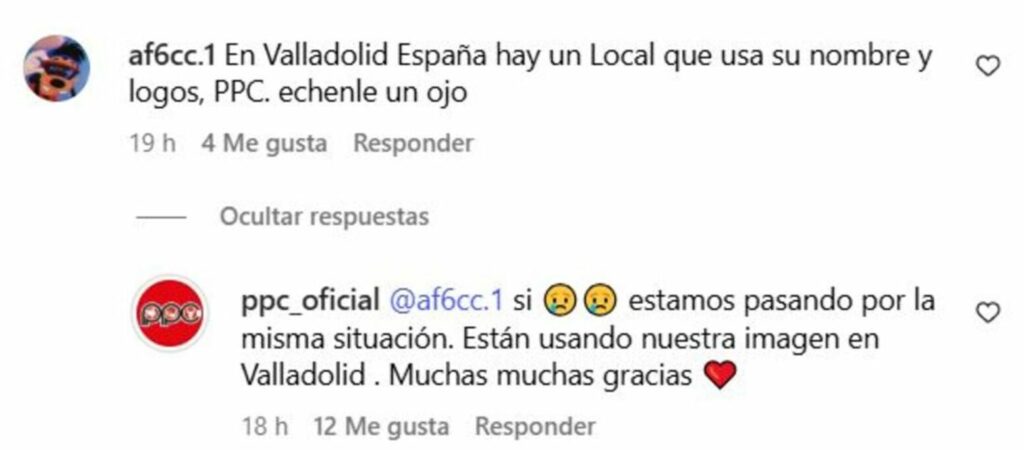 Respuesta de PPC en Instagram/ Instagram: @ppc_oficial