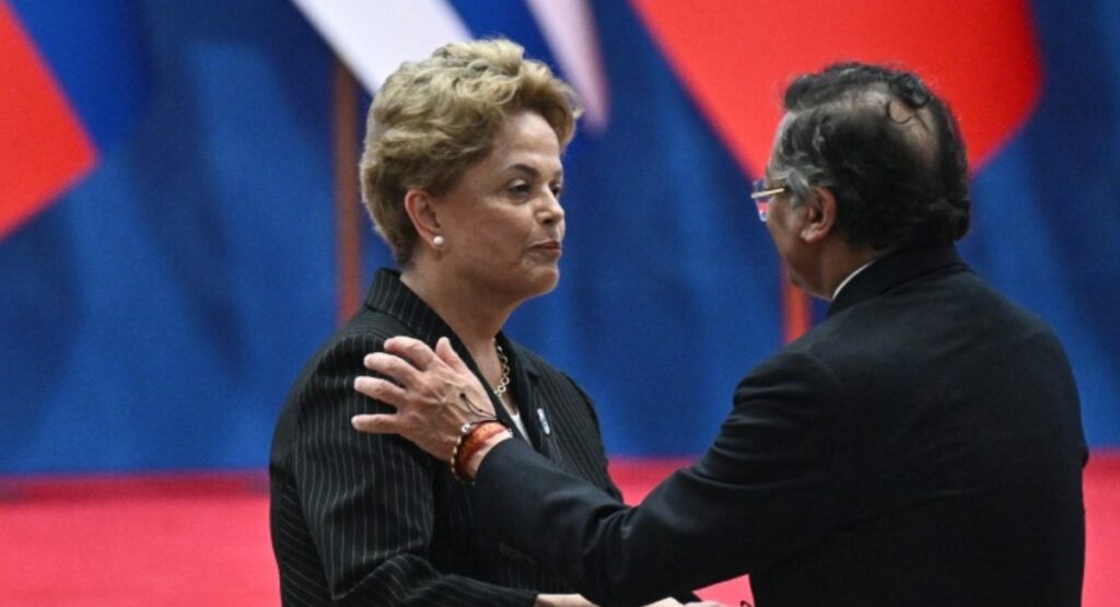 Dilma Rousseff y Gustavo Petro