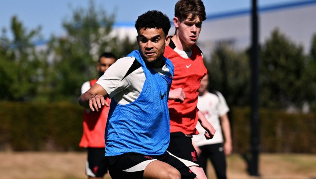 Luis Díaz, en Liverpool / Liverpool FC.
