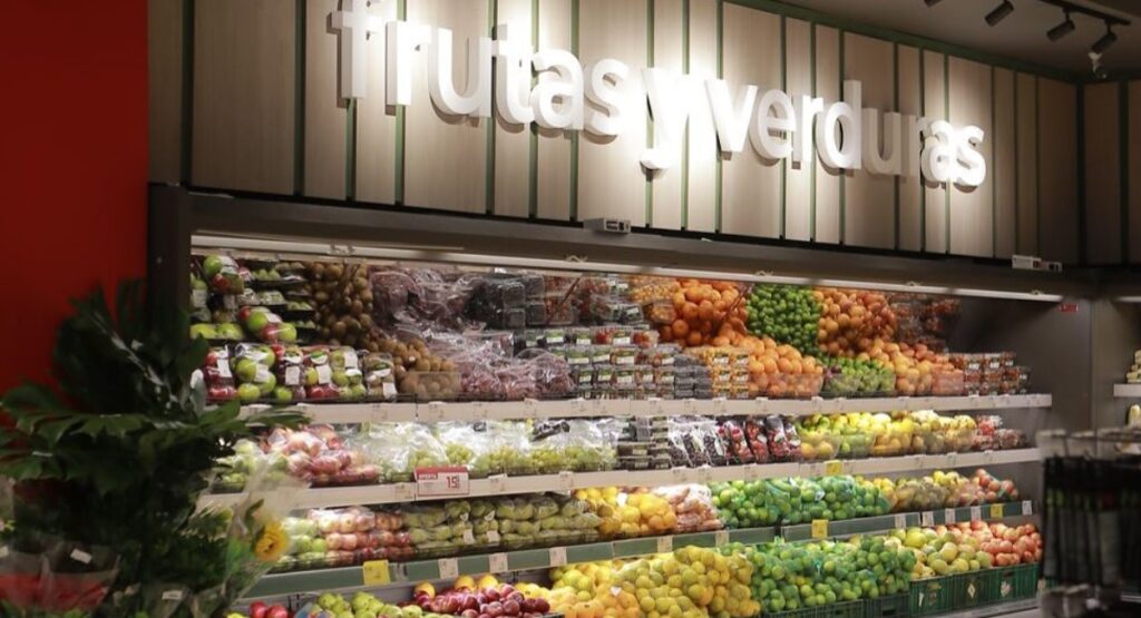 Oferta de frutas y verduras en Olímpica