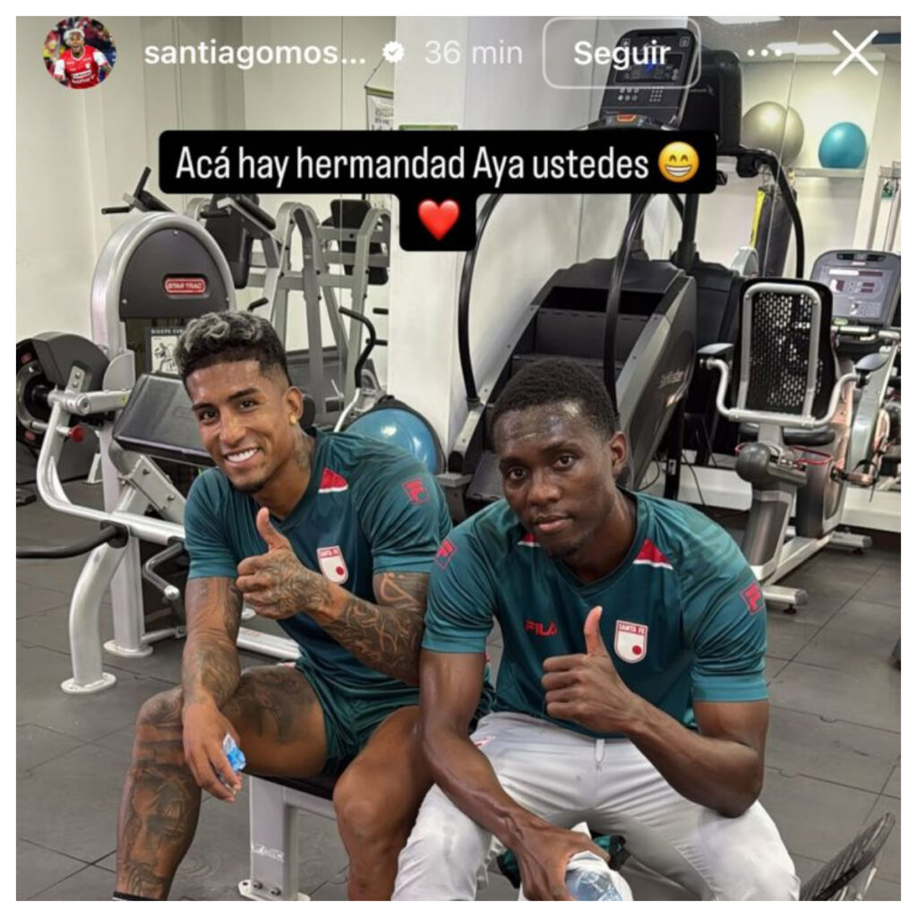 Harold Santiago Mosquera y Yílmar Velásquez/ Instagram: @santiagomosquera_13
