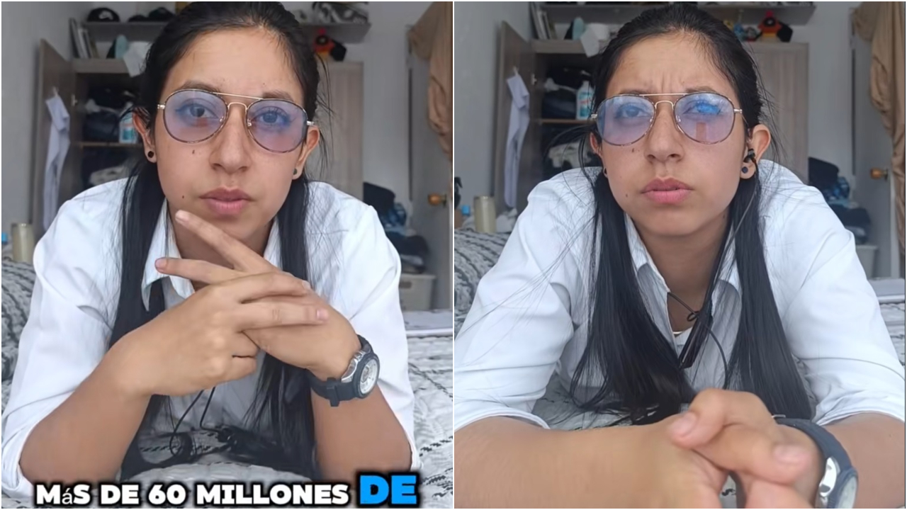 Viral: Ange, la joven colombiana que debe 60 millones por su adicción al casino