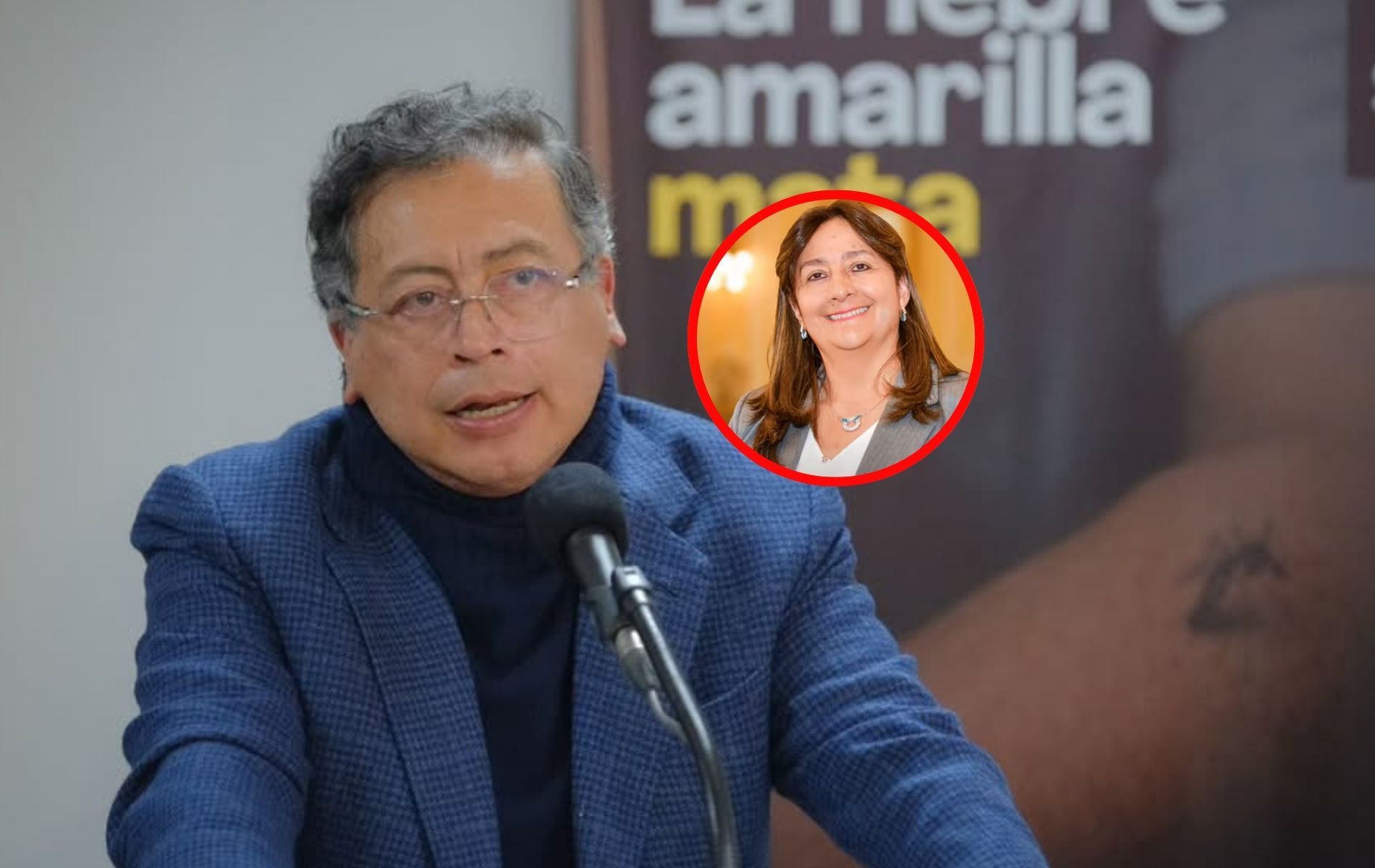 Gustavo Petro atacó a la exministra de Justicia Ángela María Buitrago