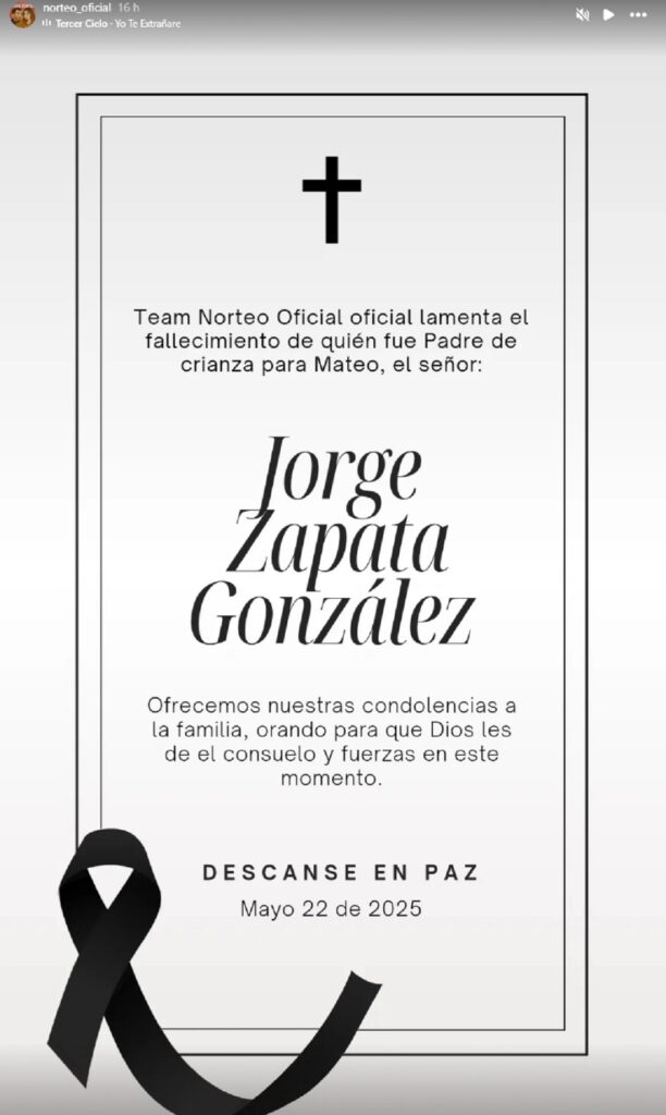 Captura de pantalla de Instagram: (norteo_oficial)