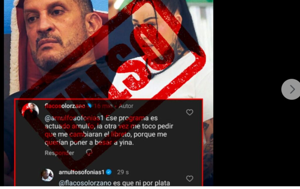Post falso de 'La casa de los famosos'