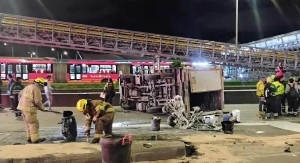 Gravísimo accidente en el sur de Bogotá / X: @bogotaTransito