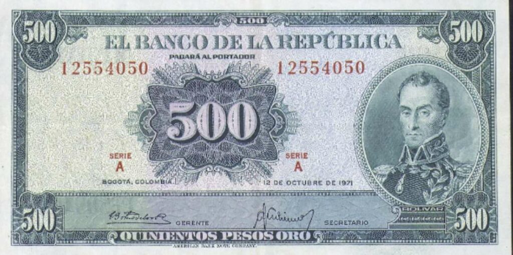 Billete más antiguo de Colombia / Colecciones del Banco de la República