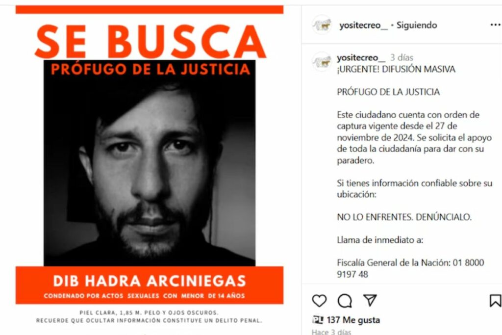 Dib Hadra Arciniegas / Instagram: @yositecreo_