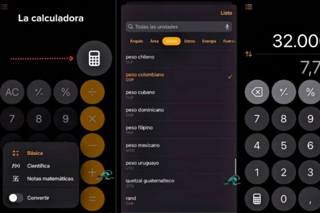 Calculadora de Iphone / Instagram: @conocecolombia_tourctg.