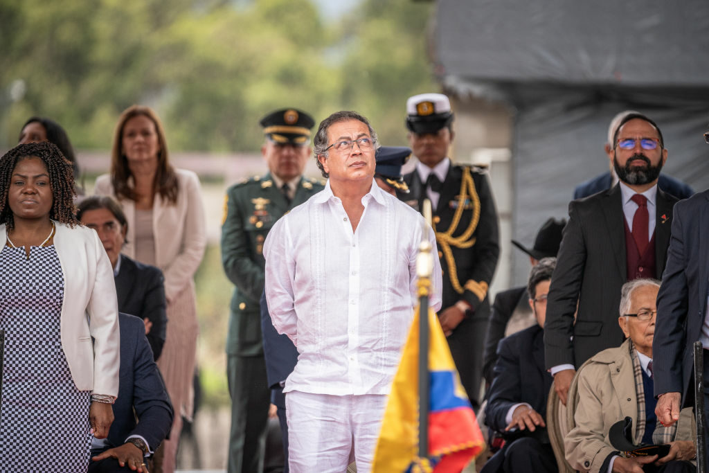Gustavo Petro en evento del 20 de julio-2024 / Getty