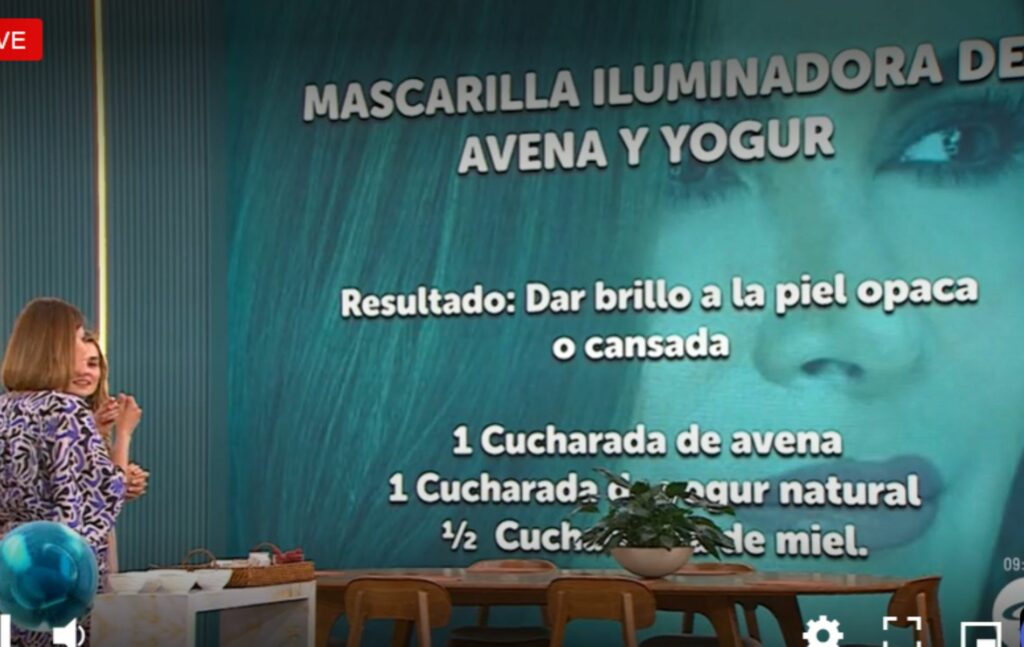 Mascarilla para la piel