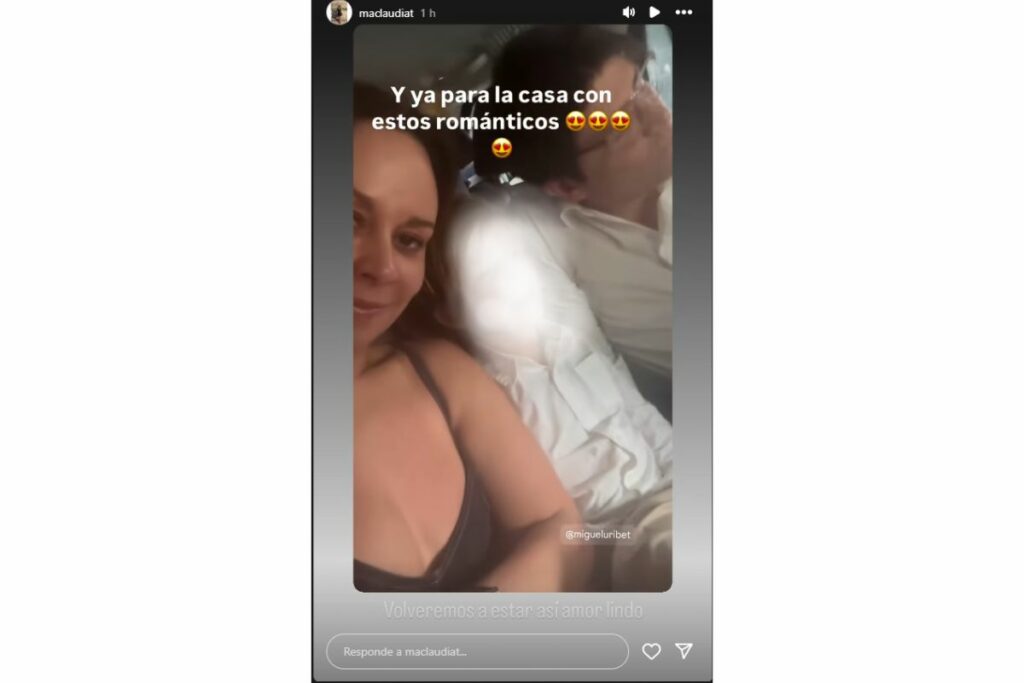 María Claudia Tarazona, su hijo y Miguel Uribe / Captura de pantalla Instagram @maclaudiat