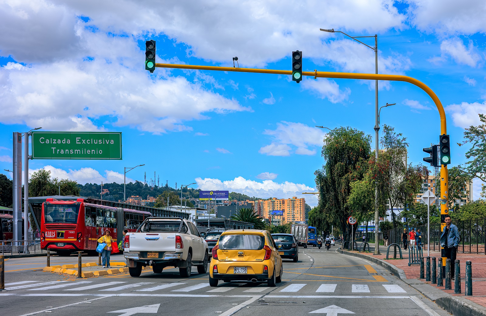Semáforos de Bogotá, en nota sobre que cambiarán en Colombia