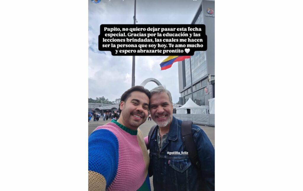 David Polanía y su padre, 'Polilla'