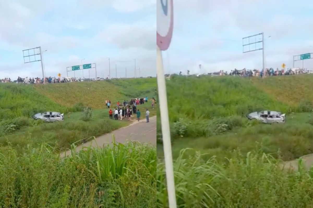 Accidente de tránsito (Barranquilla) deja un muerto; víctima voló por la ventana