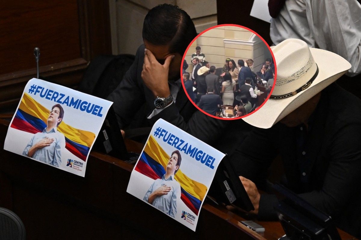 Senadores del Centro Democrático abandonaron el debate de la reforma laboral, luego de la gravedad en la salud de Miguel Uribe