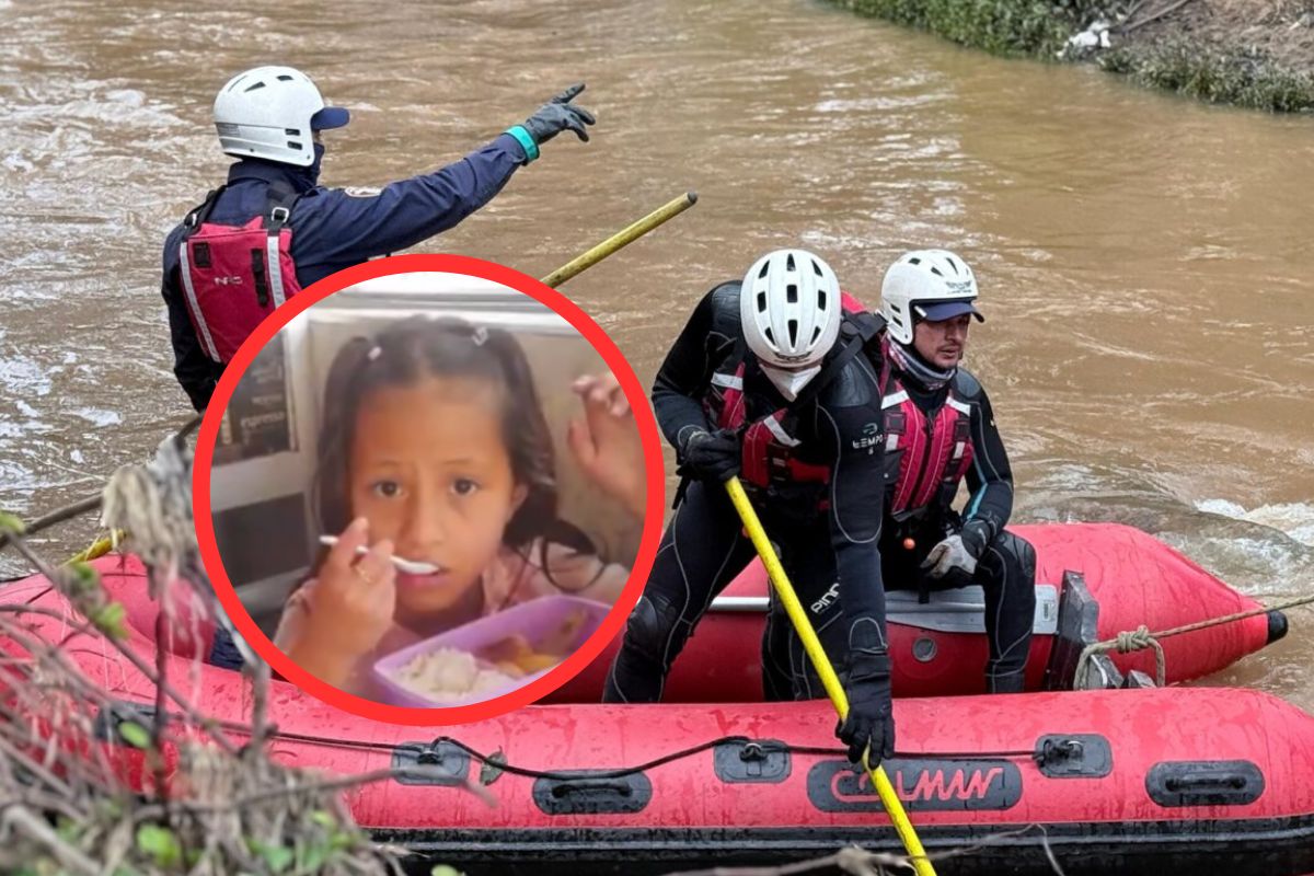 Desapareció niña de 8 años luego de caer al río Tunjuelito, en el sur de Bogotá y mientras estaba jugando con sus primos por mojarse los pies. 