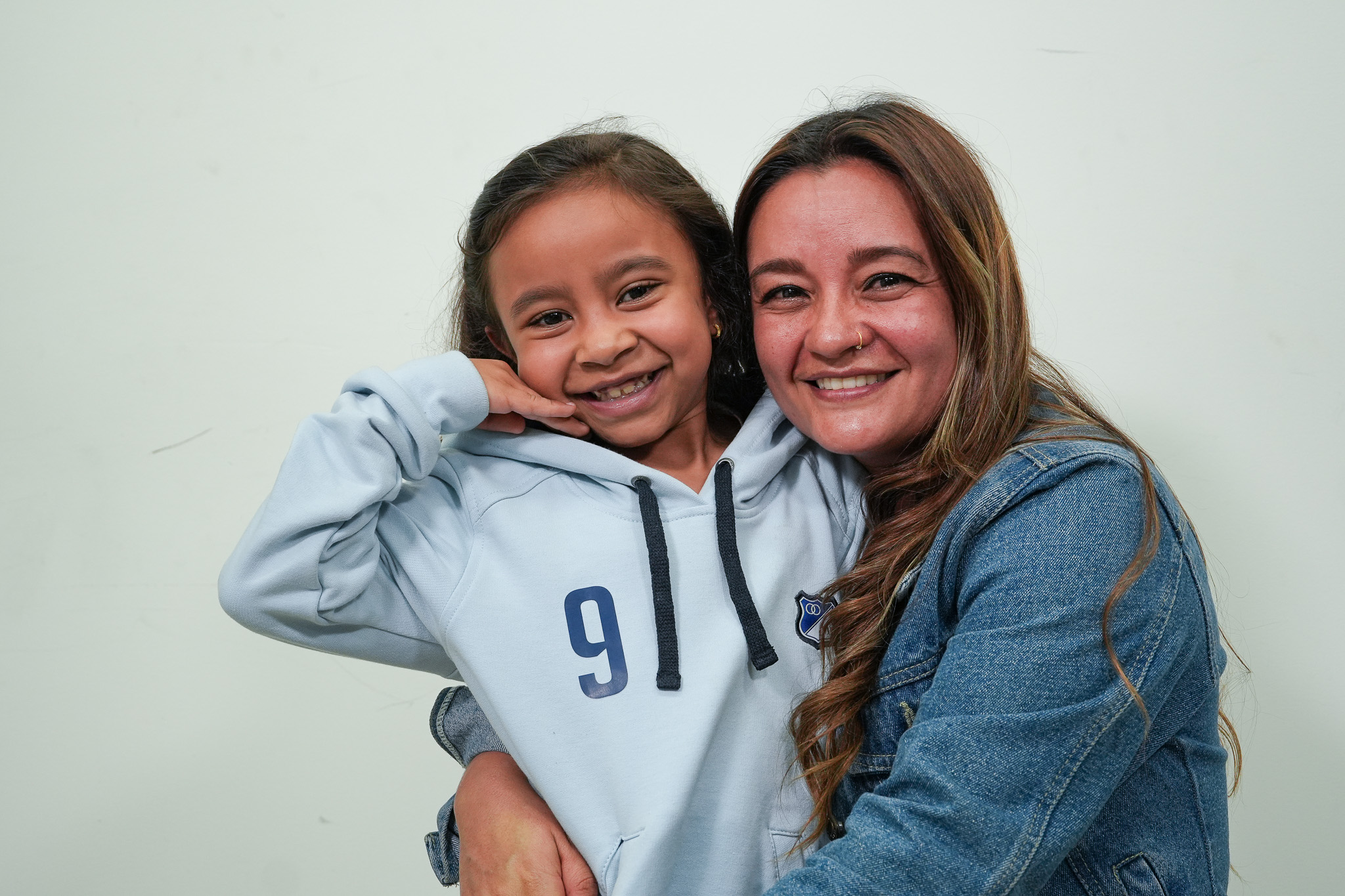 Salomé Basto, hincha de Millonarios