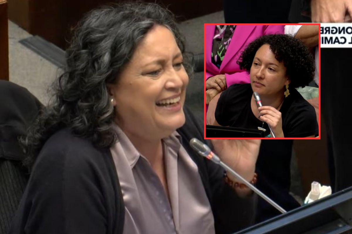 Discusión de Angélica Lozano e Isabel Zuleta en el Congreso