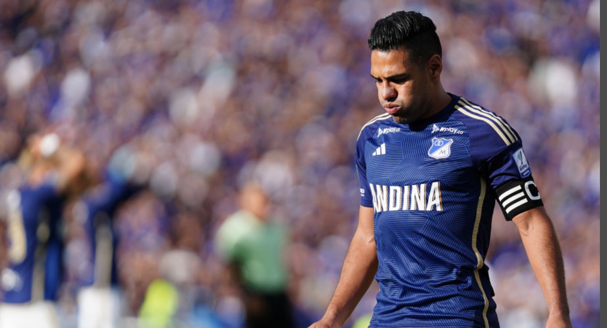 Falcao estalló contra el Var y reclamó por jugada en Millonarios-Santa Fe