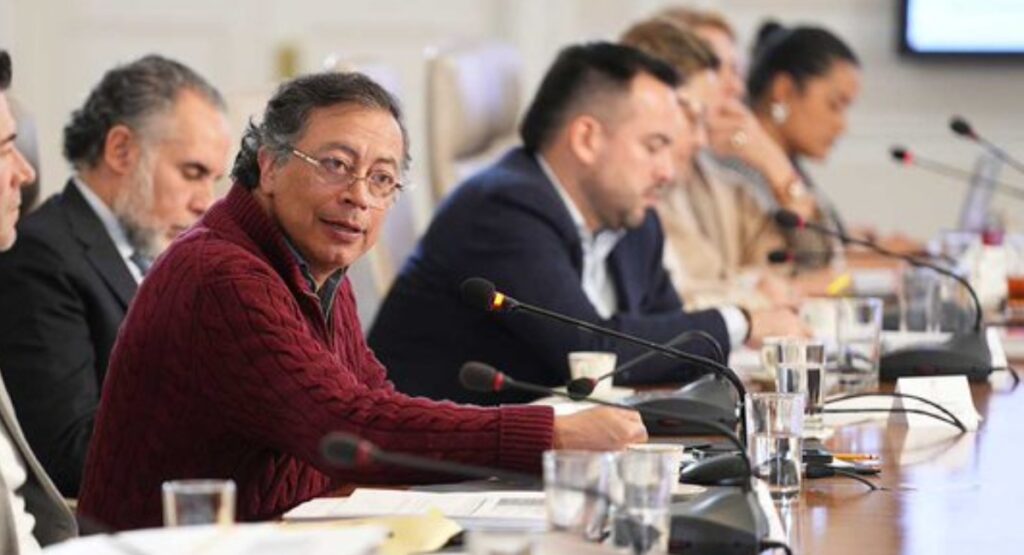 Presidente Gustavo Petro en consejo de ministros / X: @infopresidencia